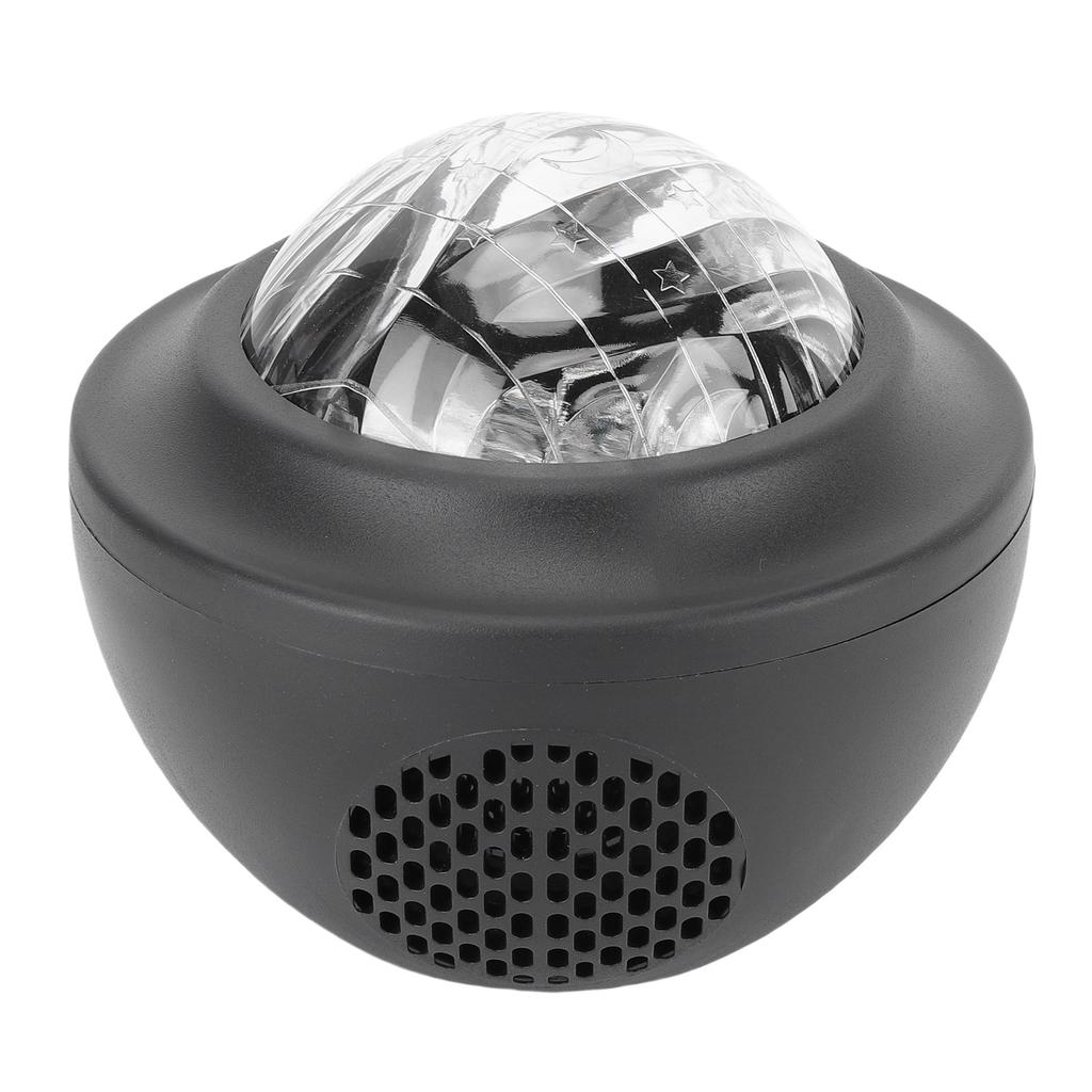 Ночник-проектор Bluetooth-колонка Музыкальная проекционная лампа для игровой комнаты Домашнего кинотеатра Декор Аврора Черный
