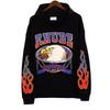 Rhude-style Geometric Hooded Sweatshirt Men Women Loose Fit Fall Winter