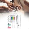 Sewing Machine Cleaning Kit Accessories Serger Brush Tweezer Repairing