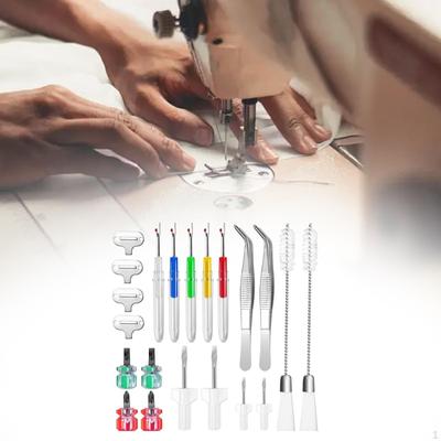 Набор для чистки швейной машины Аксессуары Serger Brush Tweezer Repair