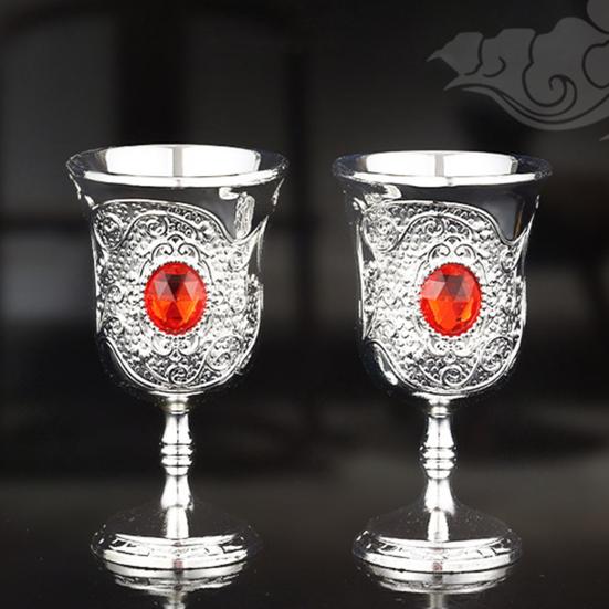 Металлический бокал для вина, небольшой высокостабильный портативный полезный кубок для духов для кухни