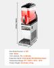 VEVOR Commercial Frozen Drink Maker, 15L Single Tank Slushy Machine, 60 Cups Stainless Steel Margarita Smoothie Frozen Drink Machine