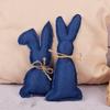 2Pcs Adorable Rabbit Shape Fabric Art Decor Animal Style Cute Fabric Fabric Toy Decor for Party
