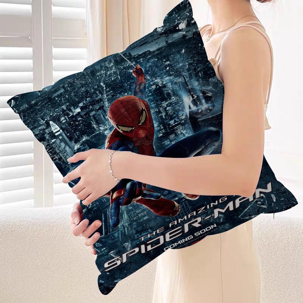 S-Spider-Man Superhero Classic Movie Pillow Cover Sofa Cushion Cover Home Room Decoration Children Gift