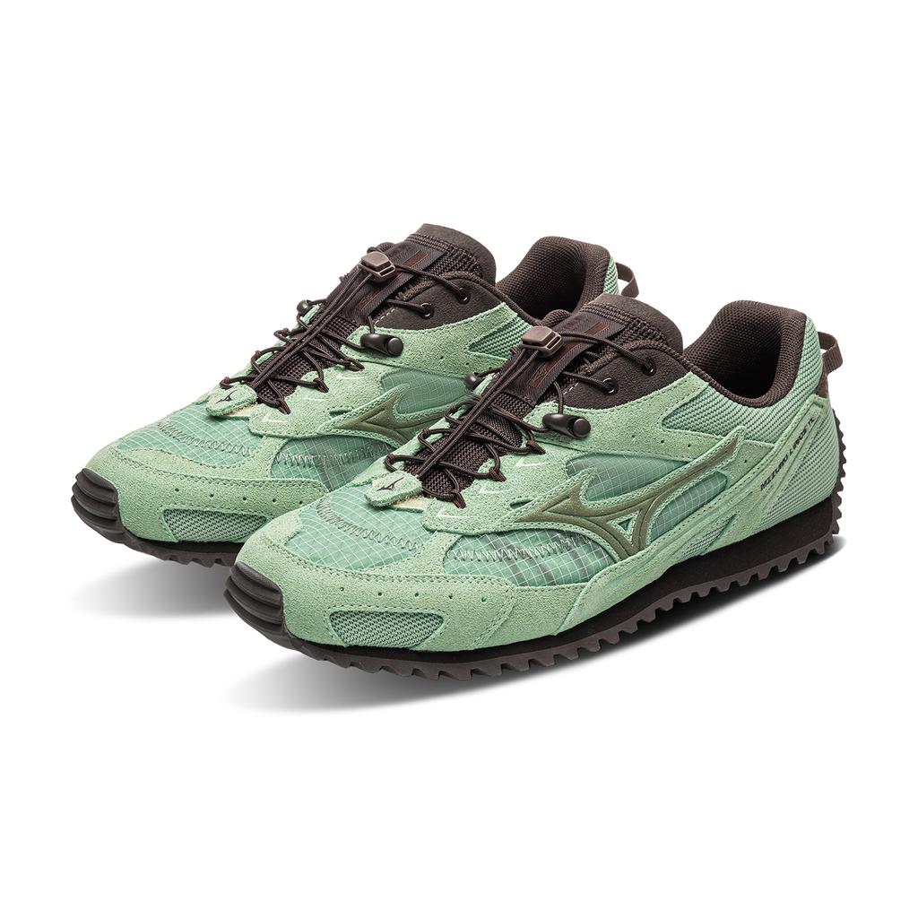 Mizuno Низкие повседневные кроссовки унисекс светло-зеленые D1GH263203
