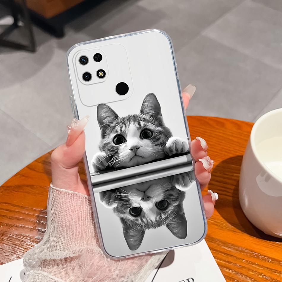 Covers For Redmi 10C Case Stylish Fun Soft Transparent Slim Silicone Anti Drop Phone Shell For Xiaomi Redmi 10 C Bumper Fundas