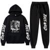Women's Long Sleeves Women's Long Sleeves Set Tracksuit MeRapper Juice Wrld Hooded Sweatshirt Pants Hoodie Sportwear Suit