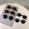 Винтажные многоугольные солнцезащитные очки Мужские Модные Большие Уличные Декоративные Оттенки Женские Трендовый Дизайн Бренда Защита от УФ-лучей Солнцезащитные очки