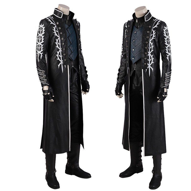 Devilmaycry 5 Косплей Костюм Вергилия Ветровка Полный Комплект Косплей Костюм для Мужчин