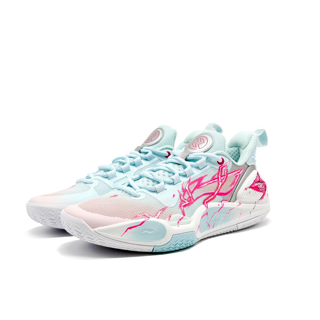 Li Ning Speed 9 Sakura Speed Electric Glow, Амортизация, Отскок, Нескользящая подошва, Низкие Баскетбольные кроссовки ABPT001-6()