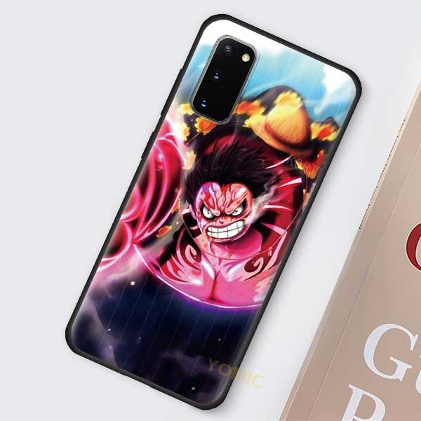 Цельный чехол с рисунком аниме для Samsung Galaxy S20 FE S21 S10 Note 20 Ultra S9 Plus S8 10 Lite S10e 9, черный чехол для телефона