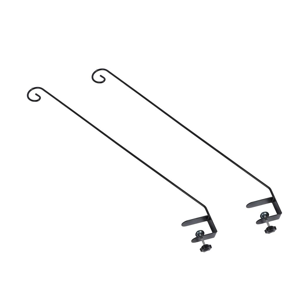2 шт. удлиненный крючок для ограждения настила крючок для поручня прочный крючок для кормушки для птиц регулируемый для плана кормушки для птиц