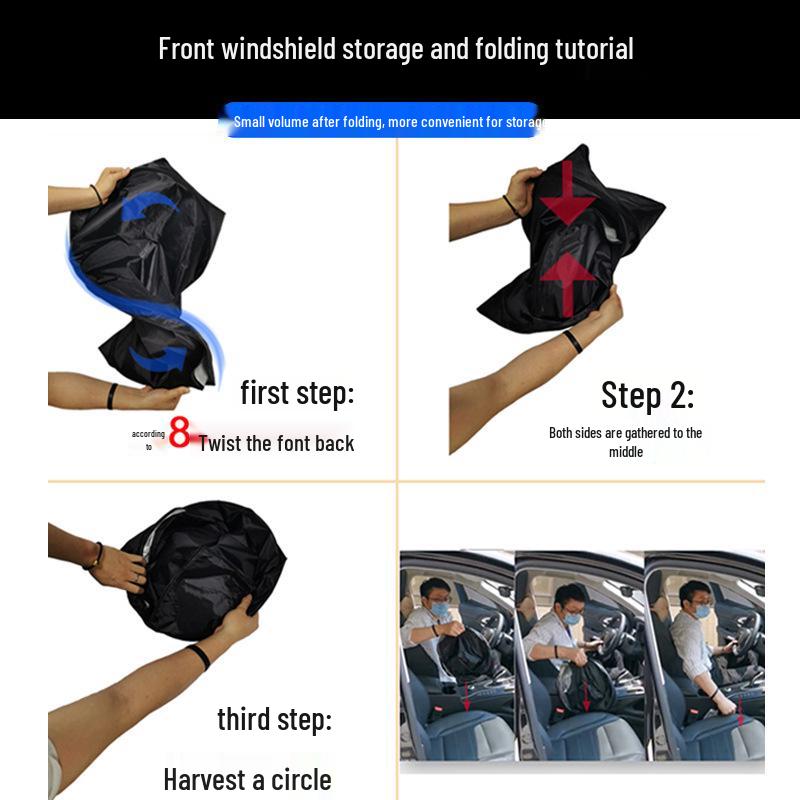 Custom Sunshade for Southeast Lingyue V3 A5: Dual-Layer UV Protection Windshield Cover