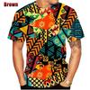 Summer Hot Sale 3D Print Africa Dashiki T Shirt For Men Plus Size Short-sleeved Round Neck Men's Tee Tops Streetwear Ropa Hombre