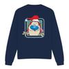 Ren & Stimpy Unisex Adult Festive Santa Hat Christmas Sweatshirt