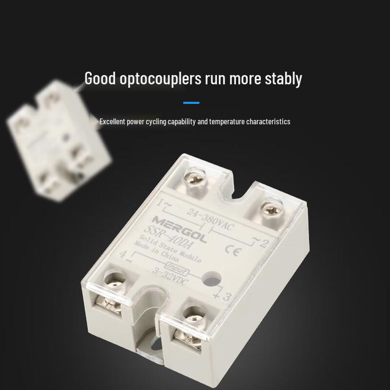 DC Control AC Single-Phase Solid State Relay CN plug (adapter included)