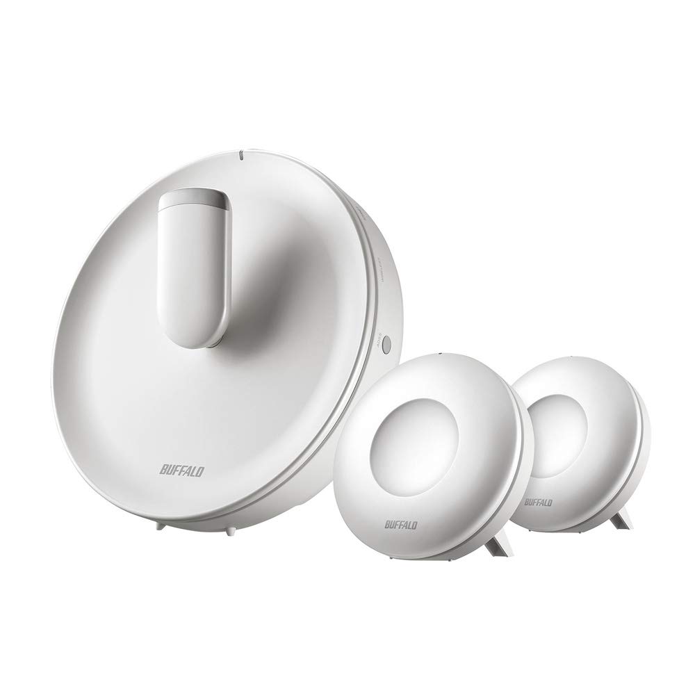 Buffalo BUFFALO WiFi Wireless LAN AirStation Connect Base Unit Dedicated Repeater 2 Set Model 11ac Ac2200 with Unique Function 4K Video Compatible