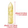 1Pc Natural Citrine Column Yellow Crystal Reiki Healing Hexagonal Prism Obelisk Point Wand Stone Crafts Home Decoration 4-8Cm