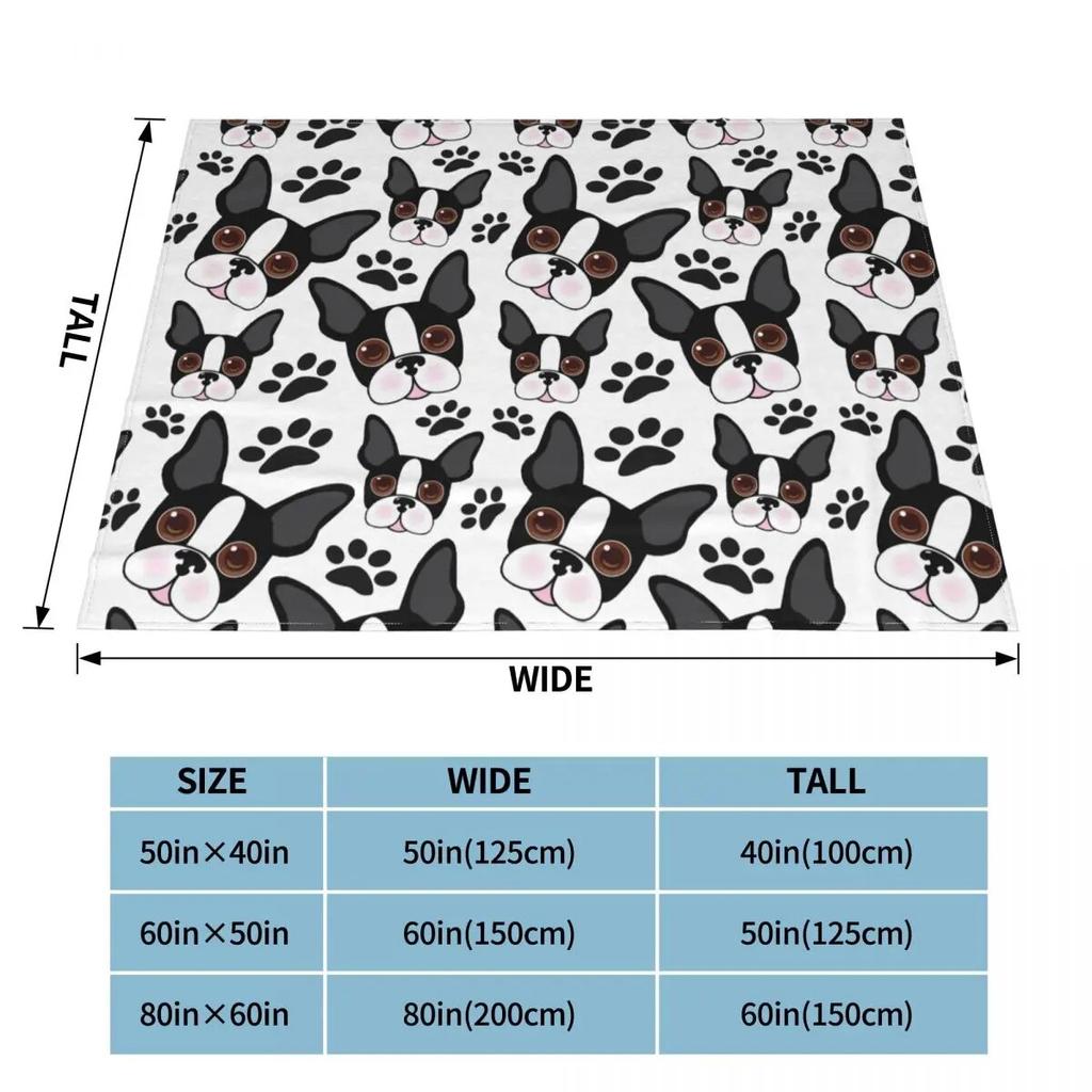 Все американский бостон-терьер, домашнее животное, щенок, собака, одеяло, флисовый текстильный декор, ультра-мягкие пледы для кровати, путешествия, плюшевое тонкое одеяло
