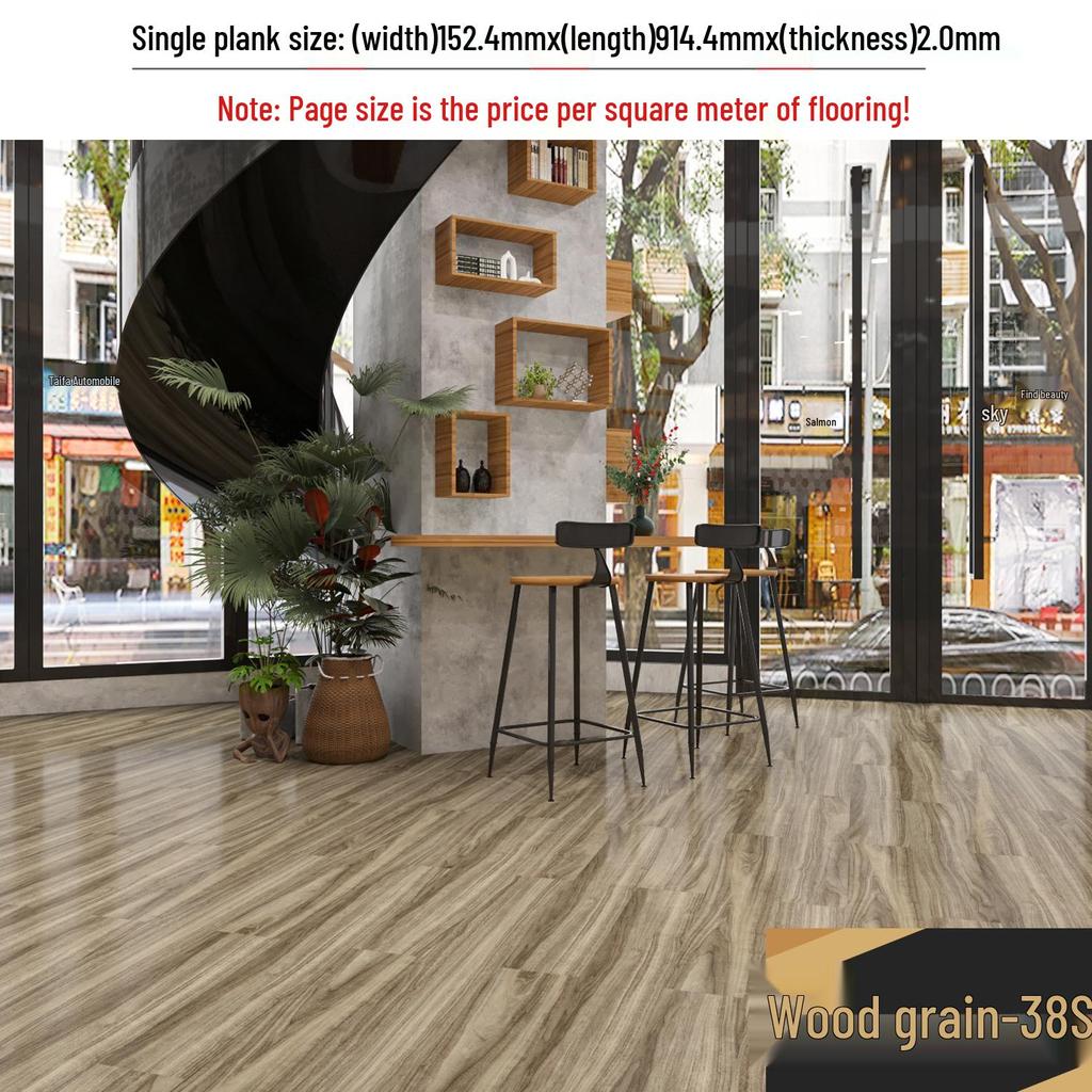 Самоклеящаяся водонепроницаемая виниловая наклейка для пола под камень: Толстое, износостойкое ПВХ-покрытие для спален