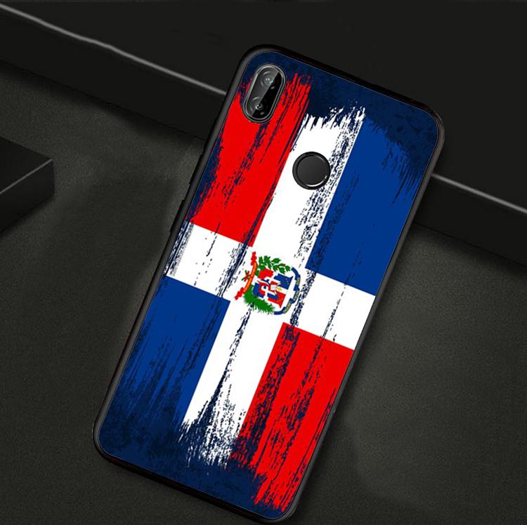 Dominican Republic Flag For Huawei Nova 11i 12i 12s 8i 9 10 SE Y60 Y61 Y70 Y90 Y72 Y73 Y91 P60 Pro P40 P30 Lite Case