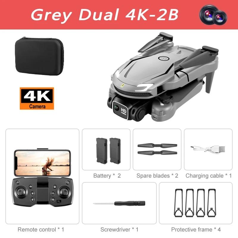 Новый оригинальный V88 Drone 4K/8K HD Двойная камера Аэрофотосъемка Препятствия Уклонение Пульт Дистанционного Управления Самолет Квадрокоптер Игрушка 2025