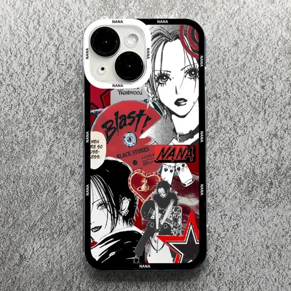 Чехол для телефона Oosaki Nana с рисунком из мультфильма «Аниме» 15 14 13 12 Pro Max Mini X XS XR SE 7 8 Plus, парный чехол для iPhone 11