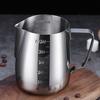 Yousheng 140ml/350ml/550ml/900ml Milk Frothing Pitcher Stainless Steel Espresso Steaming Pitcher Jug Milk Frother Cup for Cappuccino Latte Art