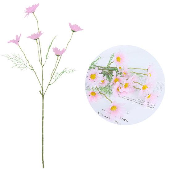 1 шт. поддельный цветок 5 головок яркие красочные специальные широкое применение искусственный цветок для стола