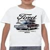 1969 Ford Torino GT Cobra Детская футболка Американский маслкар Классический Винтажный Ретро FoMoCo Performance Лицензированный Дети