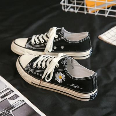 Низкие кеды «Дейзи» Корейская версия Универсальная новая повседневная обувь Холщовые туфли Женская мода Повседневные кроссовки Де Мухер