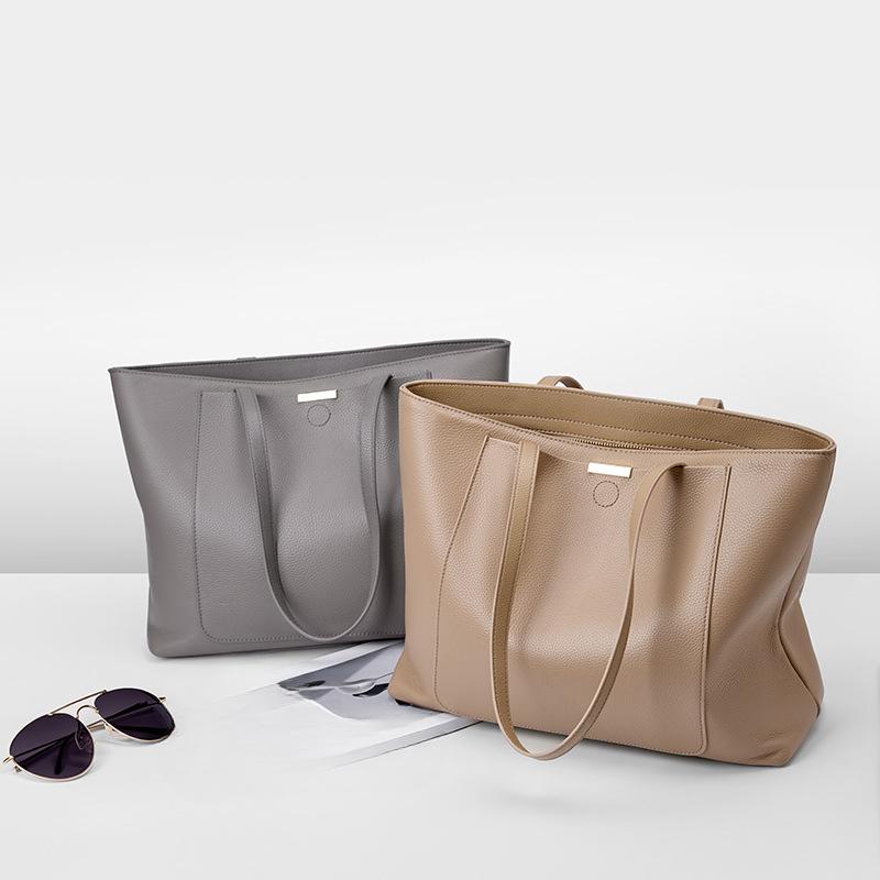 Премиальная большая сумка-тоут для женщин в стиле хипстер для поездок на работу, кожаная женская сумка через плечо «все в одном»