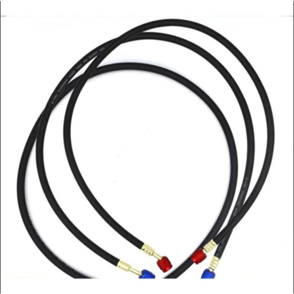 1/4 Inch SAE AC Refrigerant Charging Hoses Freon Charging Hose Set Commercial Refrigeration