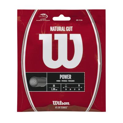 Теннисная струна Wilson Gut Single Tensile Kei Nishikori Use NATURAL GUT 16 Gut Natural WRZ999800 (Натуральный 16) 1,30 мм