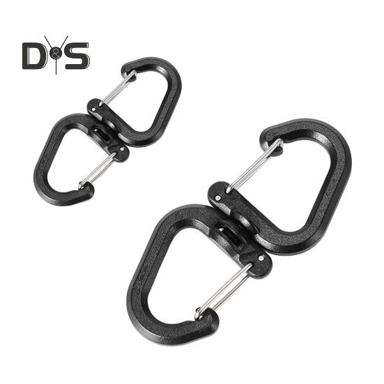 1/5 шт. вращающийся на 360 градусов крючок портативный легкий открытый кемпинг походный S-образный поворотный крючок вешалка пряжка для подвешивания кемпинговые аксессуары