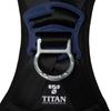 Страховочная система TITAN Pangea Harness Canyon, стандартная защита от падения с высоты, высокая амортизация, стандартная спецификация D-образного кольца с нагрудным ремнем, сменный элемент для PACN-10A-BL-M (Бедра