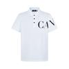 Classic Casual Men's Polo Shirt with Letter Logo