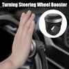 Spinner Knob Ball Shaped 360 Degree Rotation Metal Bearing Power Handle Black Turning Steering Wheel Booster
