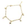 [M8857] - Golden 'Mélodie Amoureuse' Ankle Chain