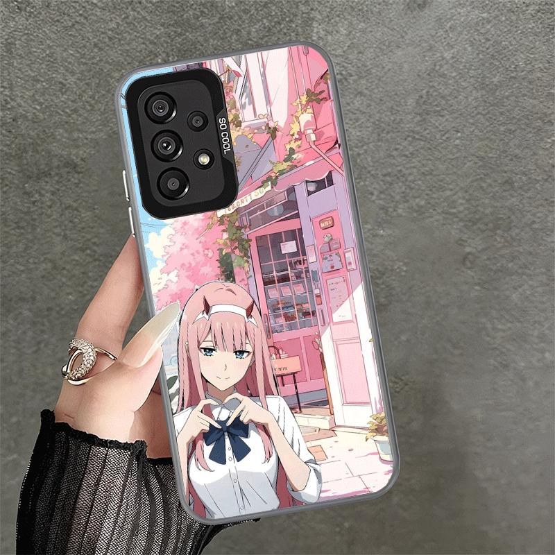 Чехол для телефона Zero Two 02 Кавайный Милый Мягкий для Samsung A17 A16 A15 A14 A13 A57 A56 A55 A54 A53 A37 A36 A35 A34 A33 A26 A25 A24 A23