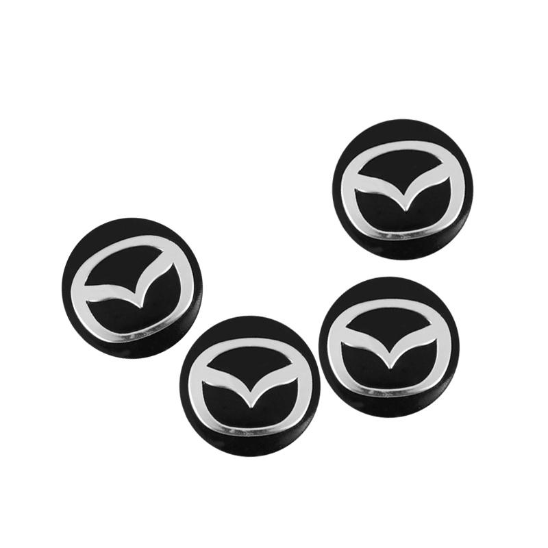 5/10Pcs Car Remote Key Logo Metal Emblem Stickers For Mazda 2 3 6 5 Atenza CX3 CX5 MX5 CX7 Axela CX30 CX90 CX60 CX50 MX30 CX9 RX