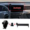 Support de téléphone personnalisé pour tableau de bord, base d'écran, sans perçage, 12,9 pouces, compatible avec VW Golf 8 MK8.5 2025 2026 LHD