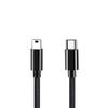 Зарядный кабель Type-C на Mini USB разной длины, поддержка передачи данных