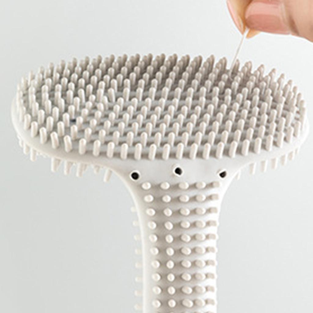 Силиконовый ершик для унитаза Golf, гибкий, сгибаемый, двусторонний, мягкий, для глубокой очистки унитаза для ванной комнаты