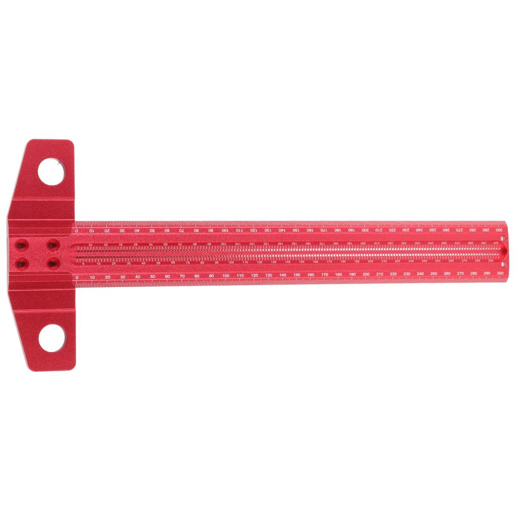 Т-образная линейка Алюминиевый сплав Съемный Деревообрабатывающий разметочный инструмент Искусство Рамки Чертежные инструменты 400 мм