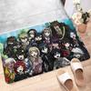Cartoon Danganronpa Bathroom Mat INS Style Soft Bedroom Floor House Laundry Room Mat Anti-skid Welcome Doormat
