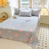 100% Cotton Flat Sheet Floral Style Bedsheet Skin-friendly Bed Linen Sabanas Para Cama Home Bed Flat Sheets (No Pillowcase)