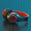 Active Noise Cancelling Wireless Bluetooth Headphone with RGB Light and Mic To Wear Surround Stereo Sound Super Long Battery Life Foldable Lightweight