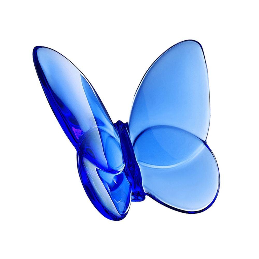 Multiple Color Crystal Butterfly Figurines Super Winkling Clear Crystal Flying Butterfly Collectible Vivid Home Decor