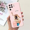 Для OPPO A74 A94 Чехол CHP2219 CPH2203 Чехол для телефона Милая Утка Динозавр Тонкий Матовый Funda Для OPPO A74 A 94 5G OPPOA74 CPH2197 Coque